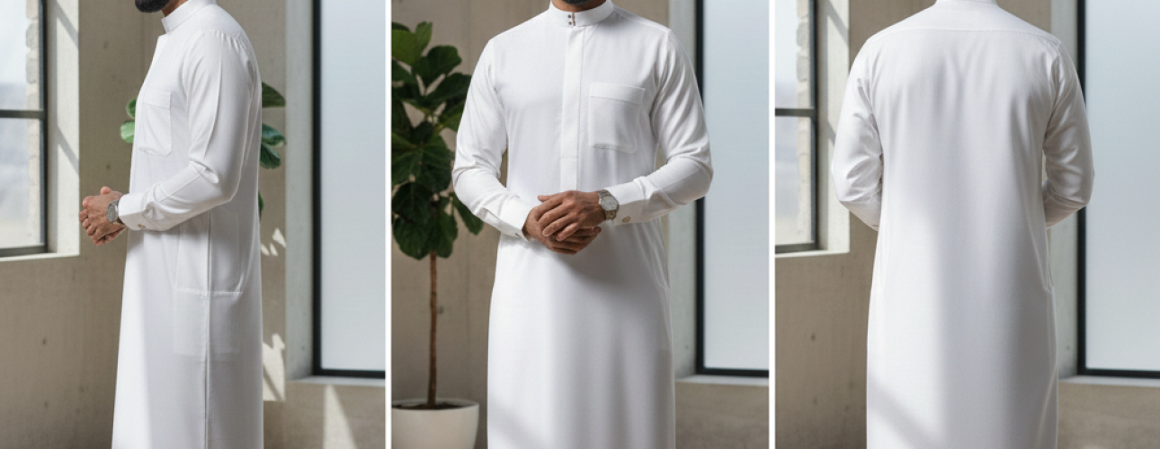 Qamis-Homme-Blanc-Classique-al-iews